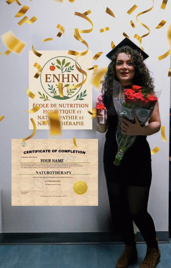 girl with a naturopathy degree